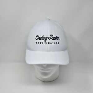 Travis Mathew Golf‎ Hat Cap Mens L/XL Fitted Flexfit Circling Raven Course White